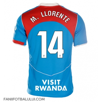 Atletico Madrid Marcos Llorente #14 Tricou Fotbal Replică 2025-26 Femei Treilea